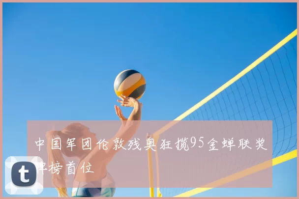 中国军团伦敦残奥狂揽95金蝉联奖牌榜首位